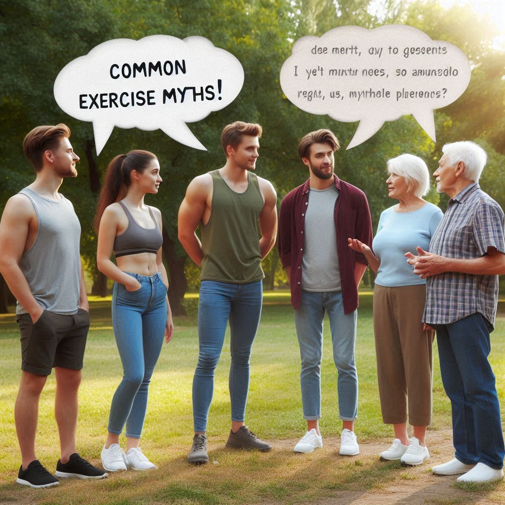 What are the common exercise myths for fitness?