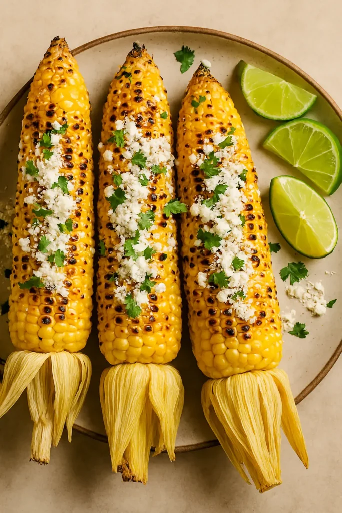 Elote-Style Grilled Corn