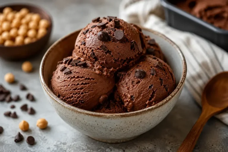 Chickpea Chocolate Ice Cream Recipe