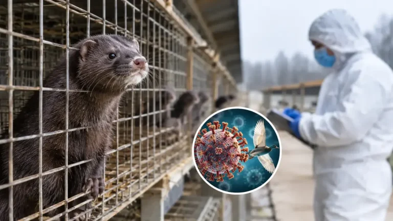 Bird Flu Is Raging on a Mink Farm